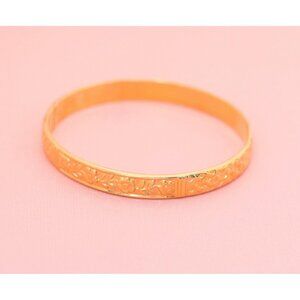 Victorian Vintage Statement Bangle Bracelet | 8.5 Inch | H17